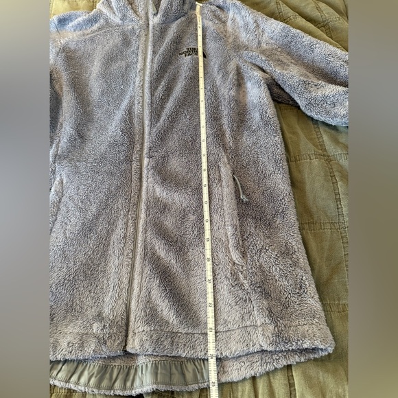 The North Face Gray Full Zip Up Fleece Jacket XS - Picture 6 of 9